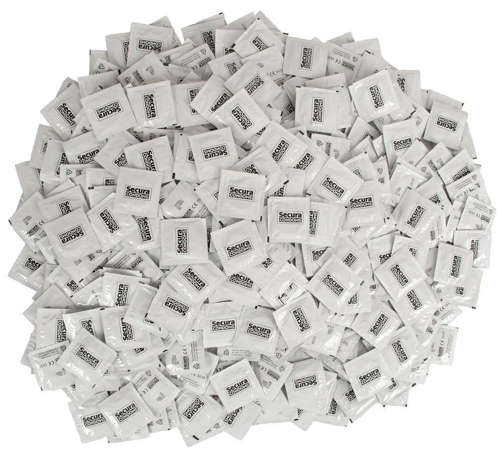 Secura kondómy Transparent - 50 ks