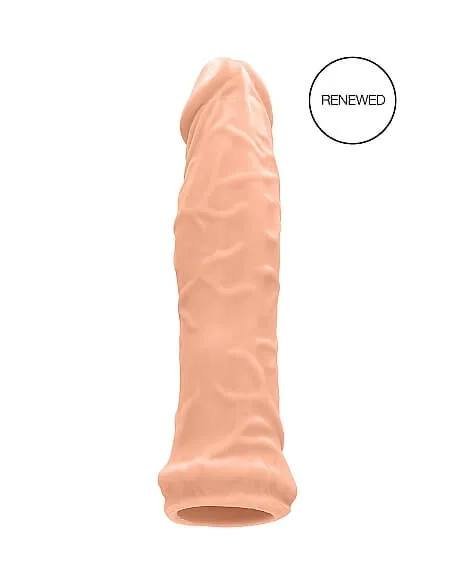 RealRock návlek na penis 17 cm - prírodný