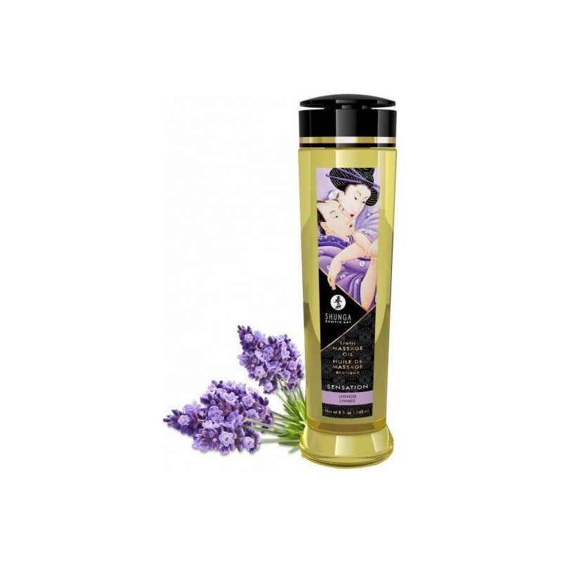Shunga Sensation s vôňou levandule 240ml