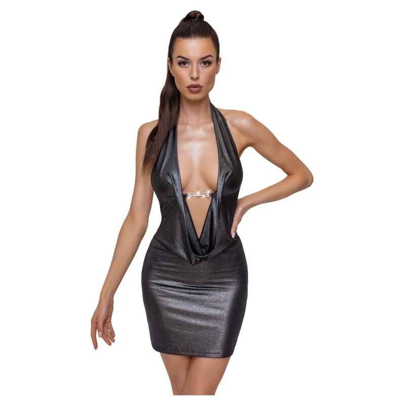 Cottelli Dress Snake 2718162 Black - L