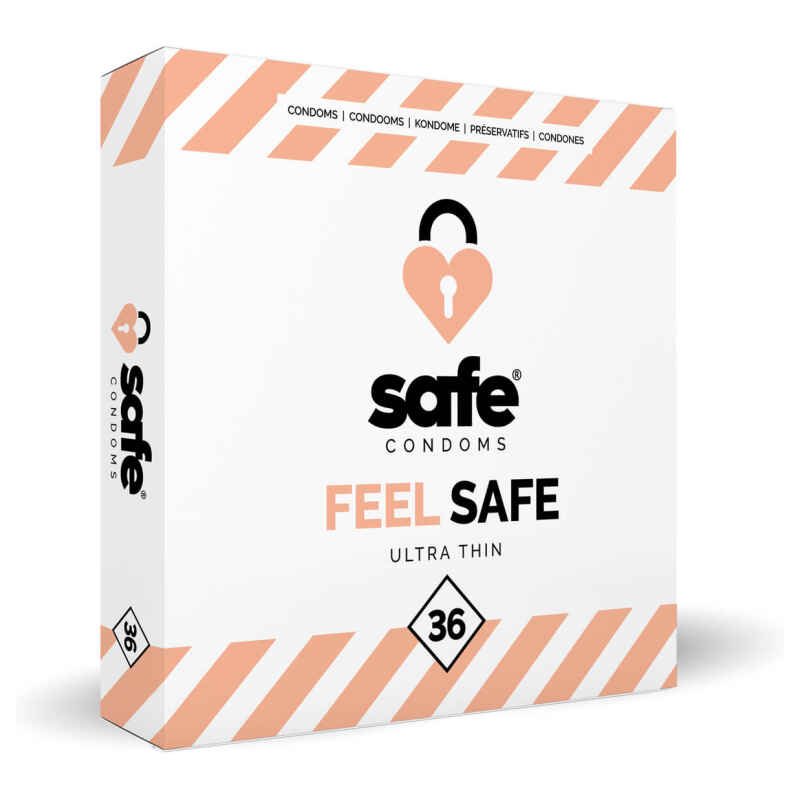 SAFE Feel Safe Ultra Thin - ultratenké kondómy 36 ks
