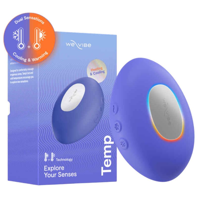 We-Vibe Temp - chladiace-ohrievacie klitorisové vibračné zariadenie (modré)