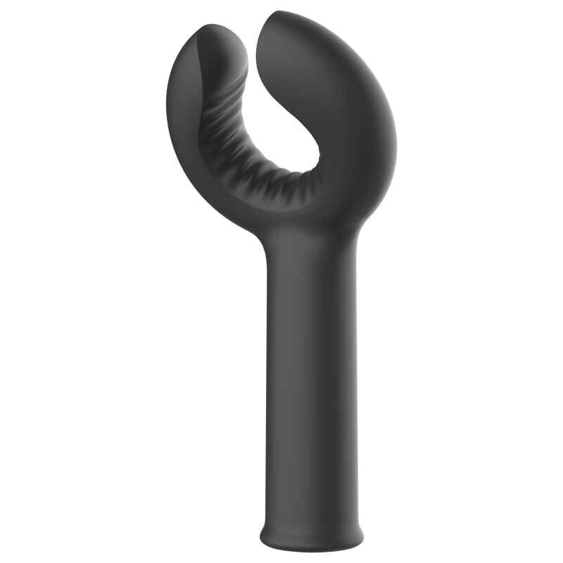 Dreamtoys Essentials Couples Multi Teaser Black – multifunkčný vibrátor/stimulátor pre páry
