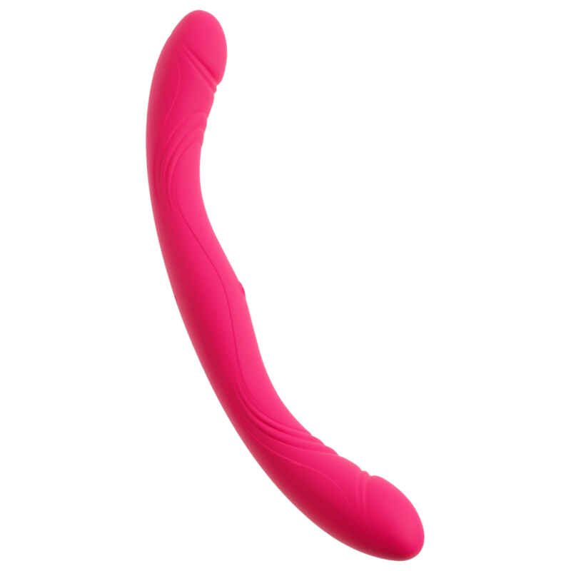 Párový výber - obojstranný vibrátor (ružový)
