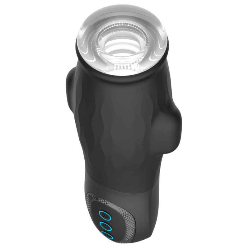 Lonely Anne - nabíjací vibračný-sací masturbátor (čierny)