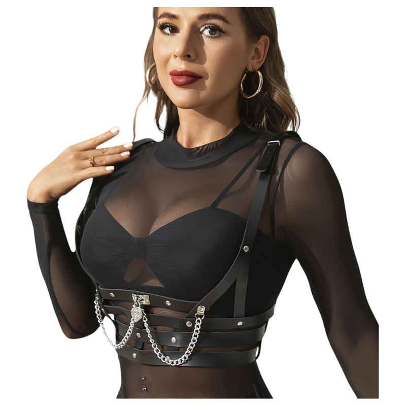 Subblime - reťazový postroj (čierny)