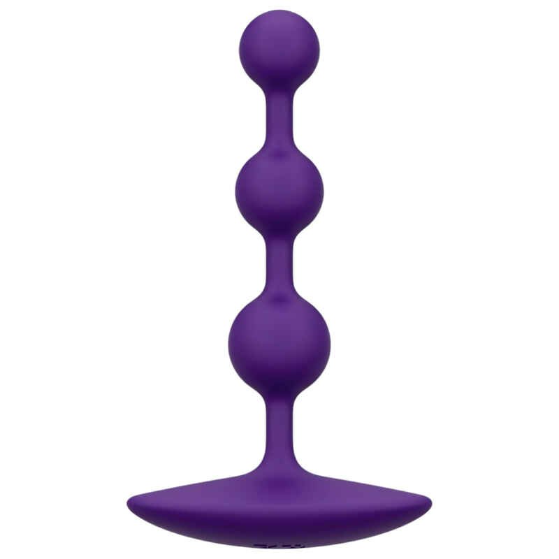 ROMP Amp - perličkový anál dildo (fialový)