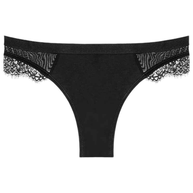 Adalet Flora Normal - menštruačné nohavičky (čierne) - L