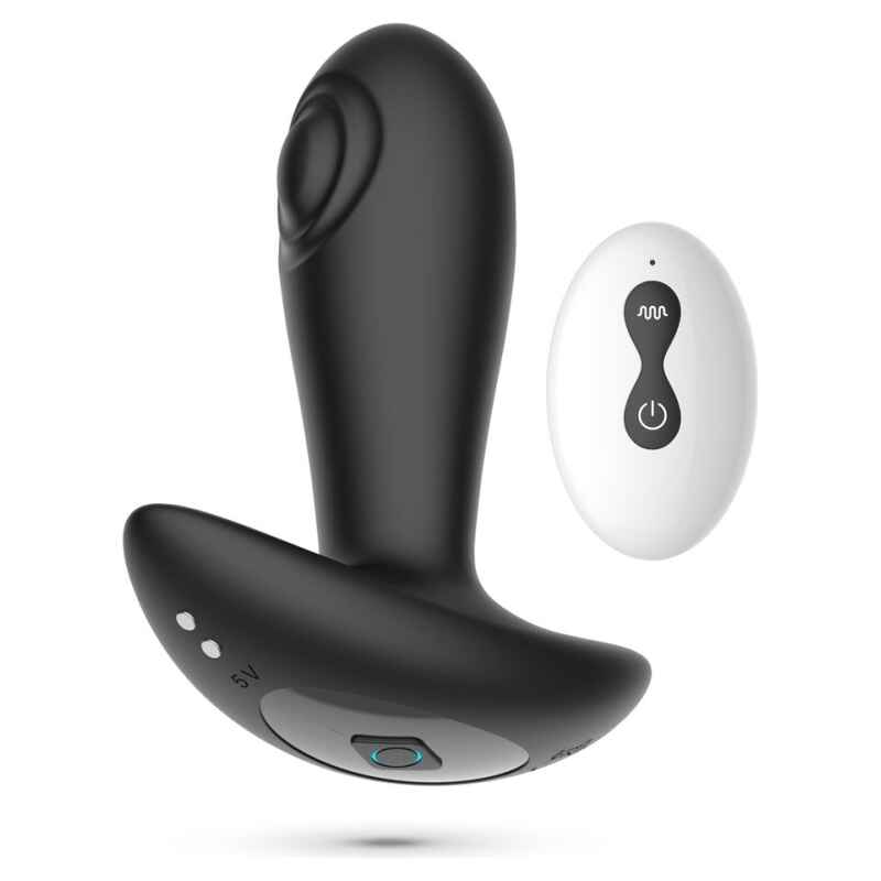Crushious Octo tapping anal plug with remote control