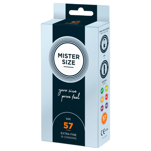 Mister Size - tenký kondóm - 57mm - 10 ks