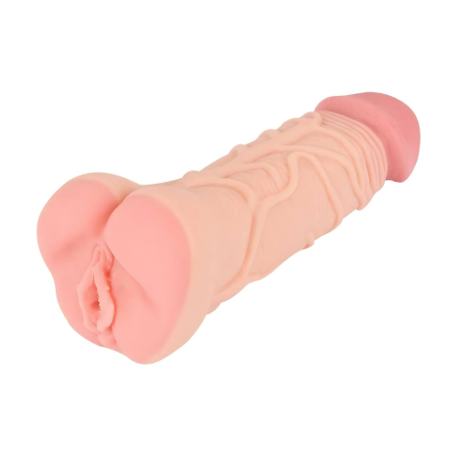 Nature Skin - umelá vagína a návlek na penis - realistická - telová