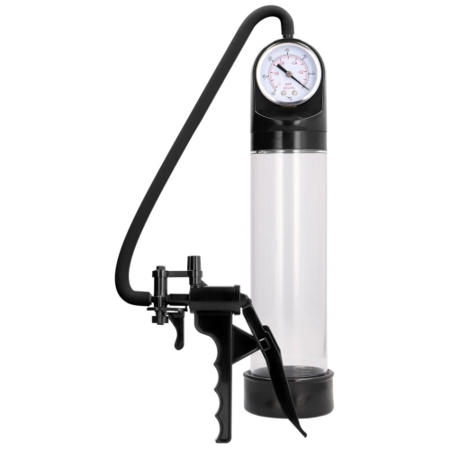 Pumped Elite Pump with Advanced PSI Gauge Transparent