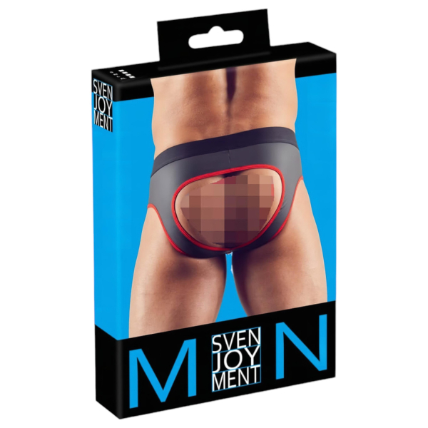Svenjoyment - pánske otvorené jock slipy - čierne - M
