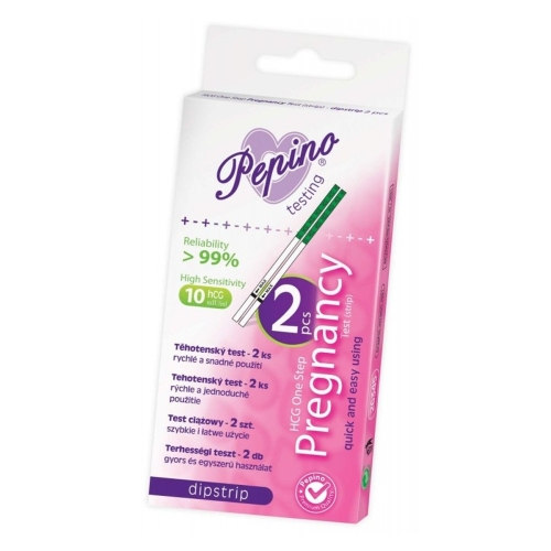 Tehotenský test Pepino DIPSTRIP 2 ks