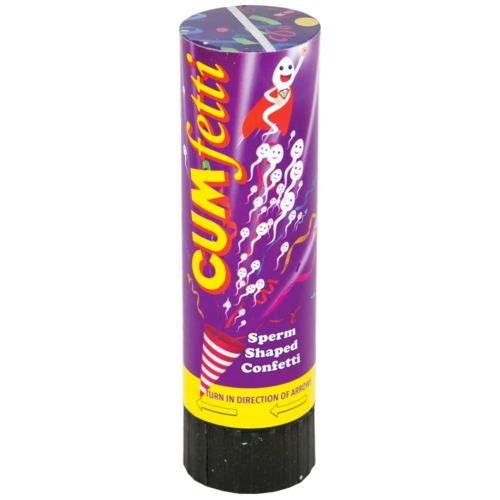 Spencer & Fleetwood Cumfetti Sperm Shaped Confetti Party Popper