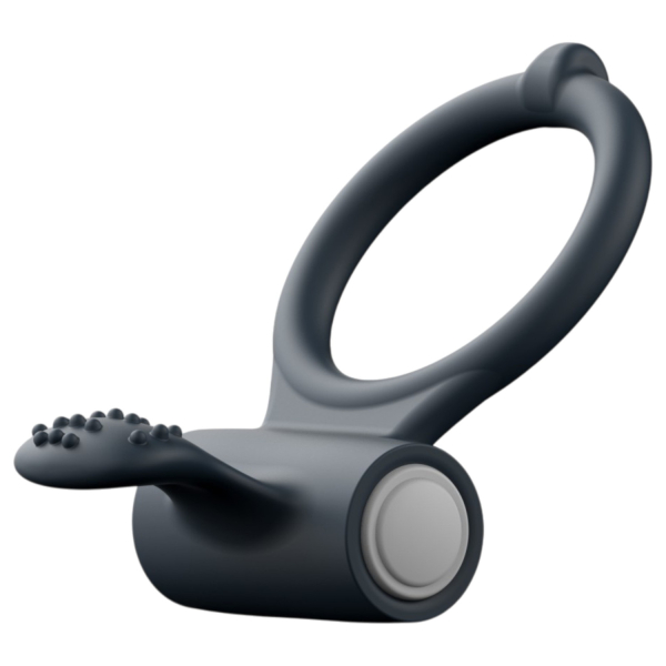 Dorcel Power Clit - vibračný krúžok na penis (čierny)