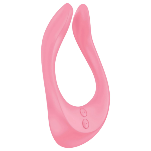 Satisfyer Endless Joy - vibračný stimulátor pre páry - dobíjací - ružový