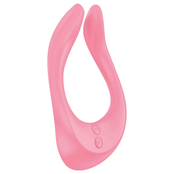 Satisfyer Endless Joy - vibračný stimulátor pre páry - dobíjací - ružový