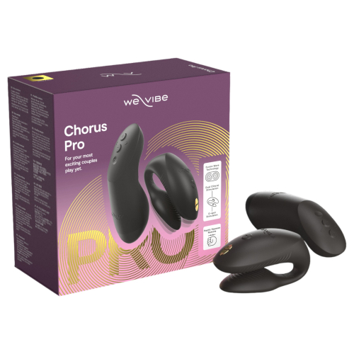 We-Vibe Chorus Pro - párový vibrátor s aplikáciou a diaľkovým ovládaním (čierny)