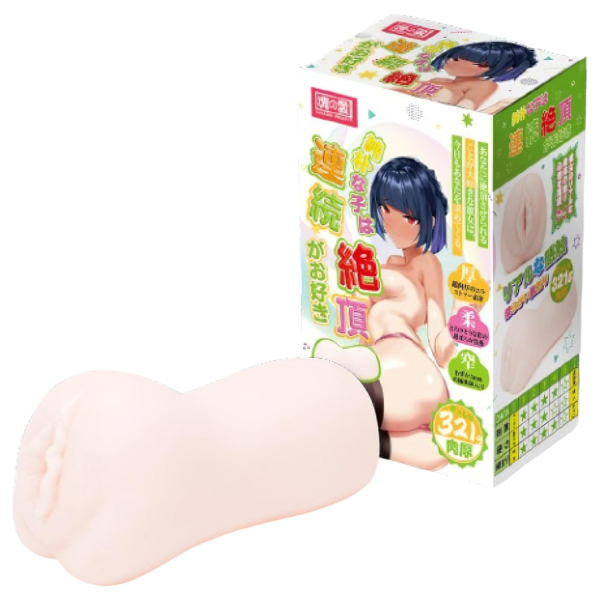 TAMASHII Continuous Orgasm - anime umelá vagína masturbátor (prírodná farba)