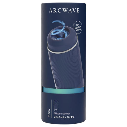Arcwave Pow - manuálny vákuový masturbátor - modrý