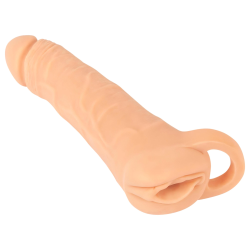 Nature Skin - masturbátor a návlek na penis - realistický - 23 cm - telová farba
