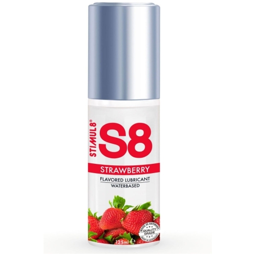 Stimul8 S8 WB Strawberry Flavored Lube 125 ml