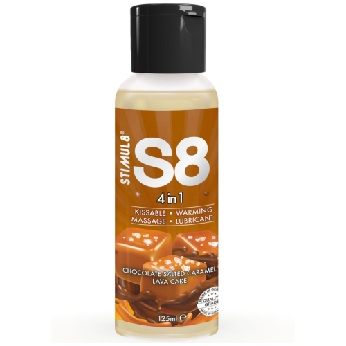 Stimul8 S8 4-in-1 Dessert Chocolate Salted Caramel Lava Cake Lube 125 ml