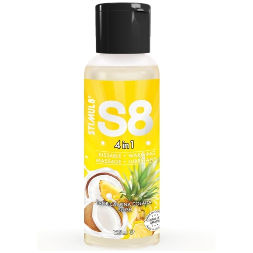 Stimul8 S8 4-in-1 Dessert Tropical Pina Colada Slush Lube 125 ml