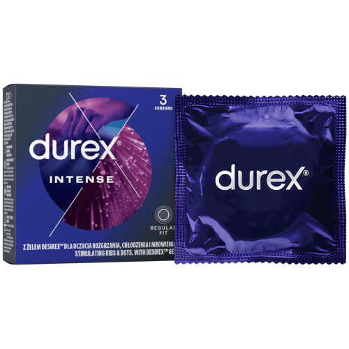 Durex Intense kondómy 3 ks