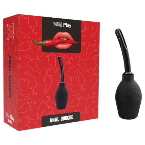 Wild Play - análna sprcha - čierna
