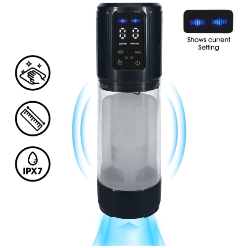 Shots Pumped UltraLift Automatic Masturbator Pump Gun Metal