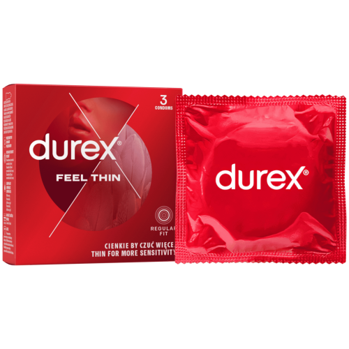 Durex Feel Thin Classic kondómy 3 ks