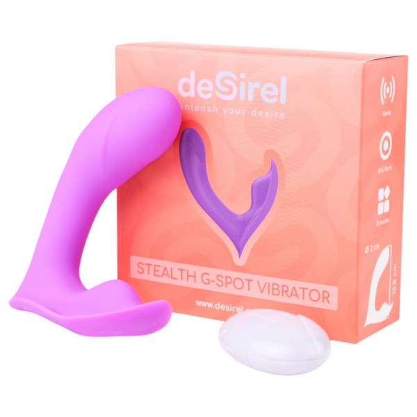 Desirel Insider - vibrátor na bod G a prostatu - fialový