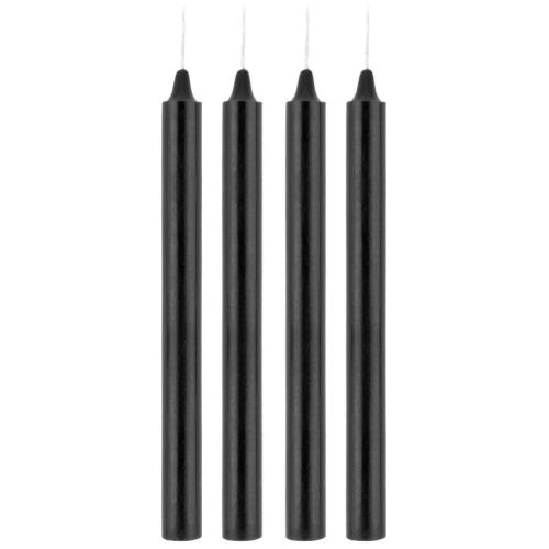 Rosy Gold Seduction Candle Set Black