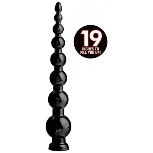 Hosed 19 Inch Graduated Beaded Hose