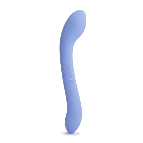 Vibrátor masážny PlusOne Relaxing Meno Glow modrý