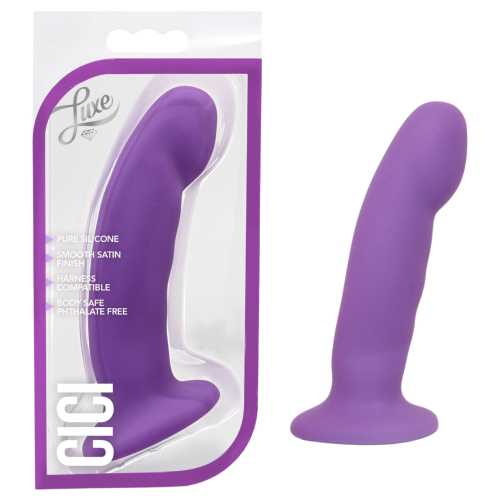 Blush Luxe - silikónové dildo (fialové)