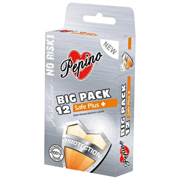 Pepino kondómy Safe Plus - 12 ks