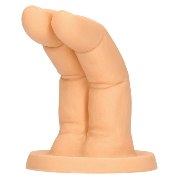 S-Line - dvojprstový dildo (prírodná farba)
