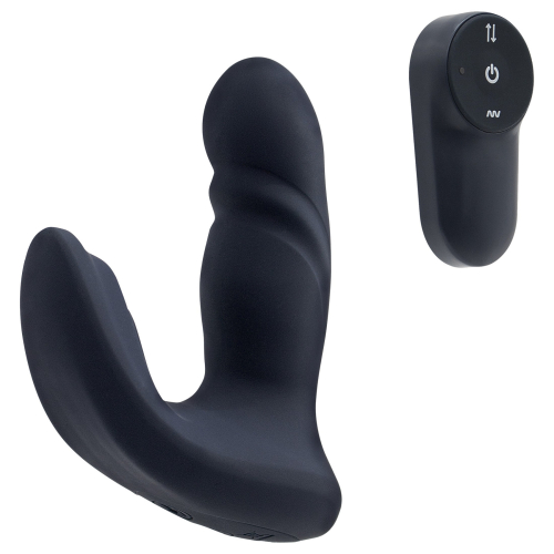 Dreamtoys Pulz - pulzujúci análny vibrátor s diaľkovým ovládaním (modrý)