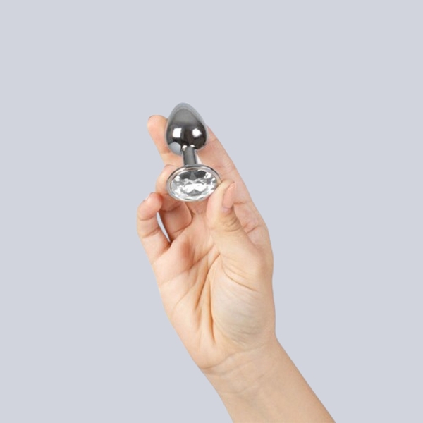Kolík análny SECRET PLAY PLEASURE PLUG transparentný S