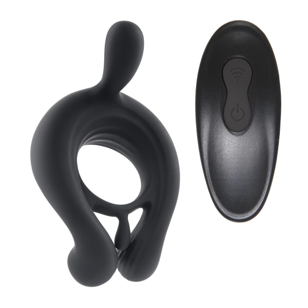 Krúžok na penis PLAYBOY Pleasure Triple Play čierny