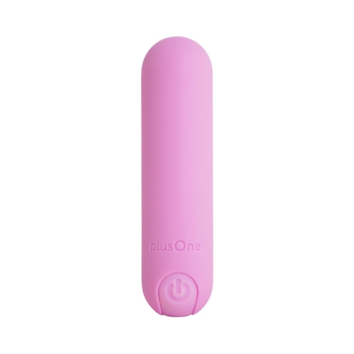 Vibrátor PlusOne Vibrating bullet svetlo ružový