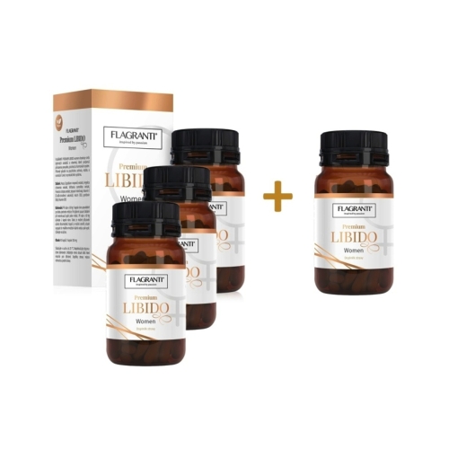 SET FLAGRANTI PREMIUM LIBIDO women 90 kapsúl 3 ks + 1 ZADARMO