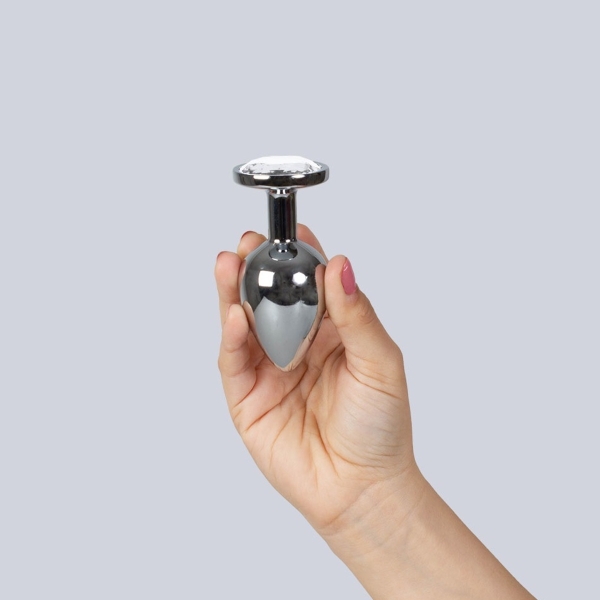 Kolík análny SECRET PLAY PLEASURE PLUG transparentný L