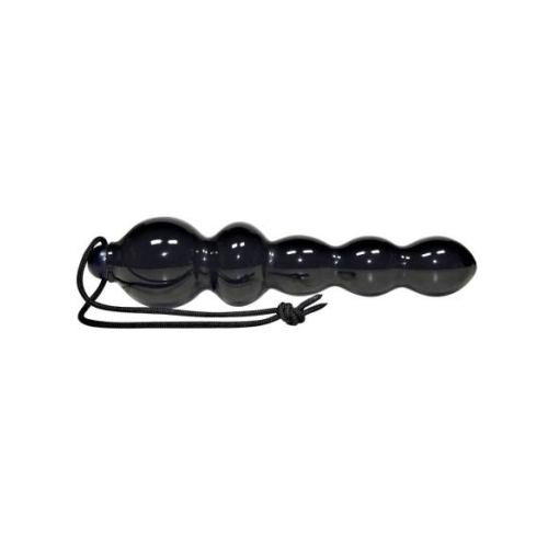 You2Toys Black Jack - análny korálkový dildo - čierny
