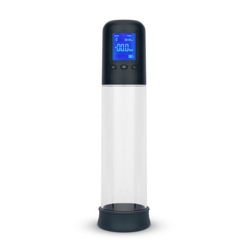 Vákuová pumpa Boners Automatic Penis Pump with LCD Screen transparentný