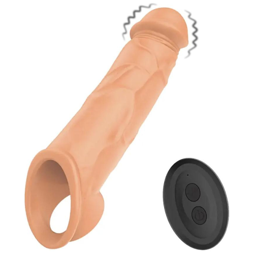 BASIC X vibračný návlek na penis telový
