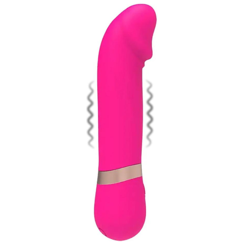 Lucius dobíjecí realistický minivibrátor ružový